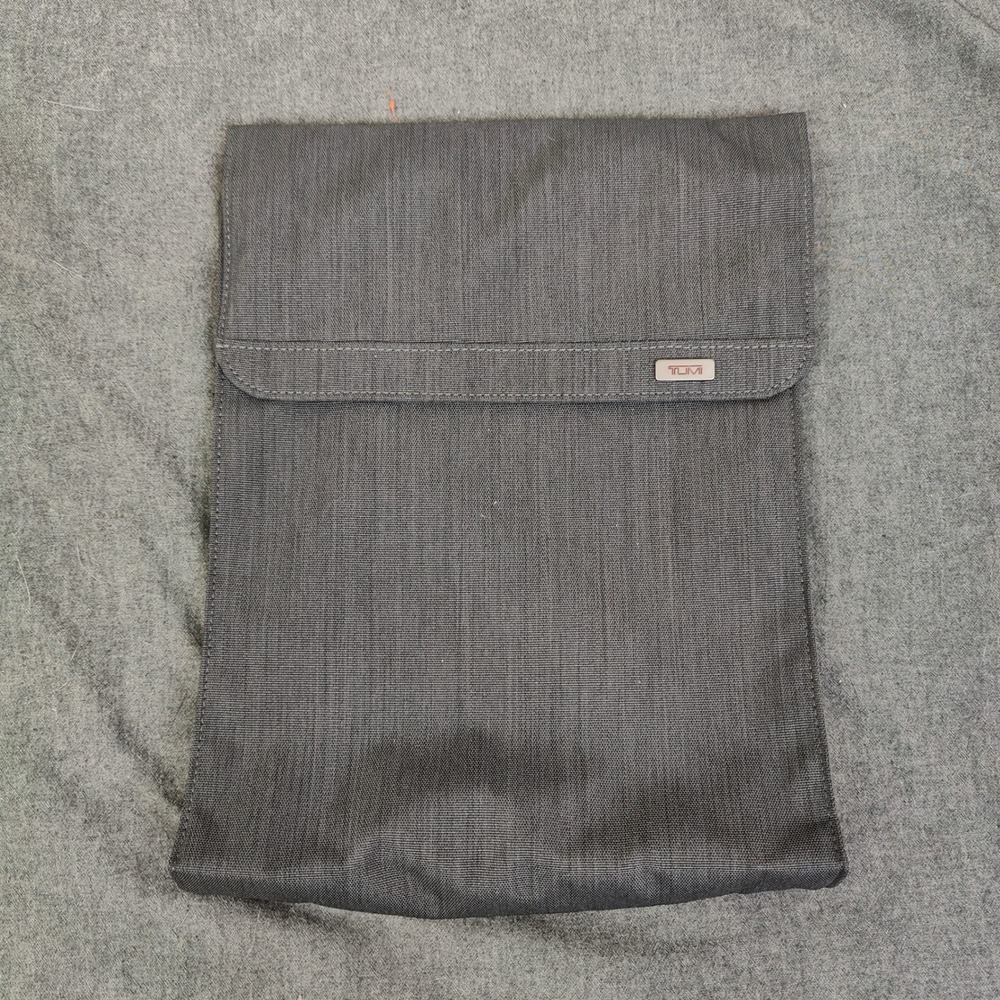 Tumi Unisex Laptop Bag Gray Accordion Flap Professional Travel Business 12948